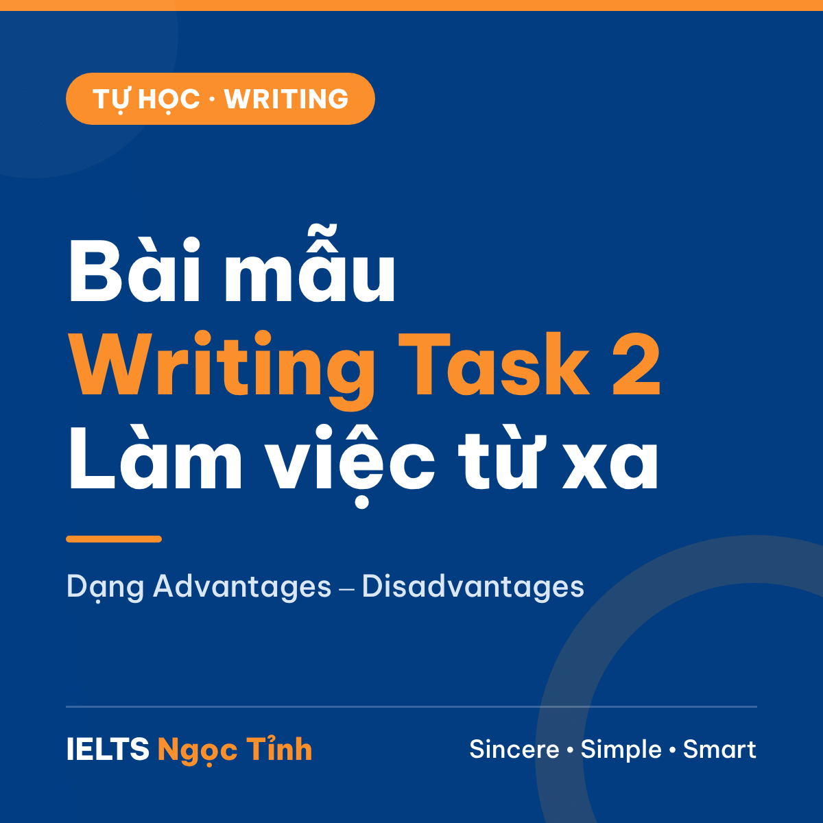 Bài mẫu IELTS Writing Task 2 làm việc từ xa – IELTS Ngọc Tỉnh