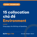 15 collocation chủ đề Environment – IELTS Ngọc Tỉnh