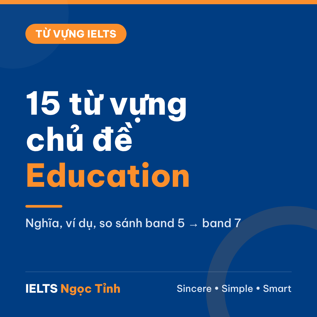 15 từ vựng chủ đề Education dùng ngay cho IELTS Writing và Speaking