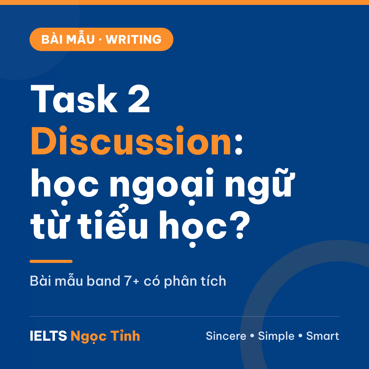 Bài mẫu IELTS Writing Task 2 dạng Discussion: trẻ nên học ngoại ngữ từ tiểu học hay trung học? (có phân tích)