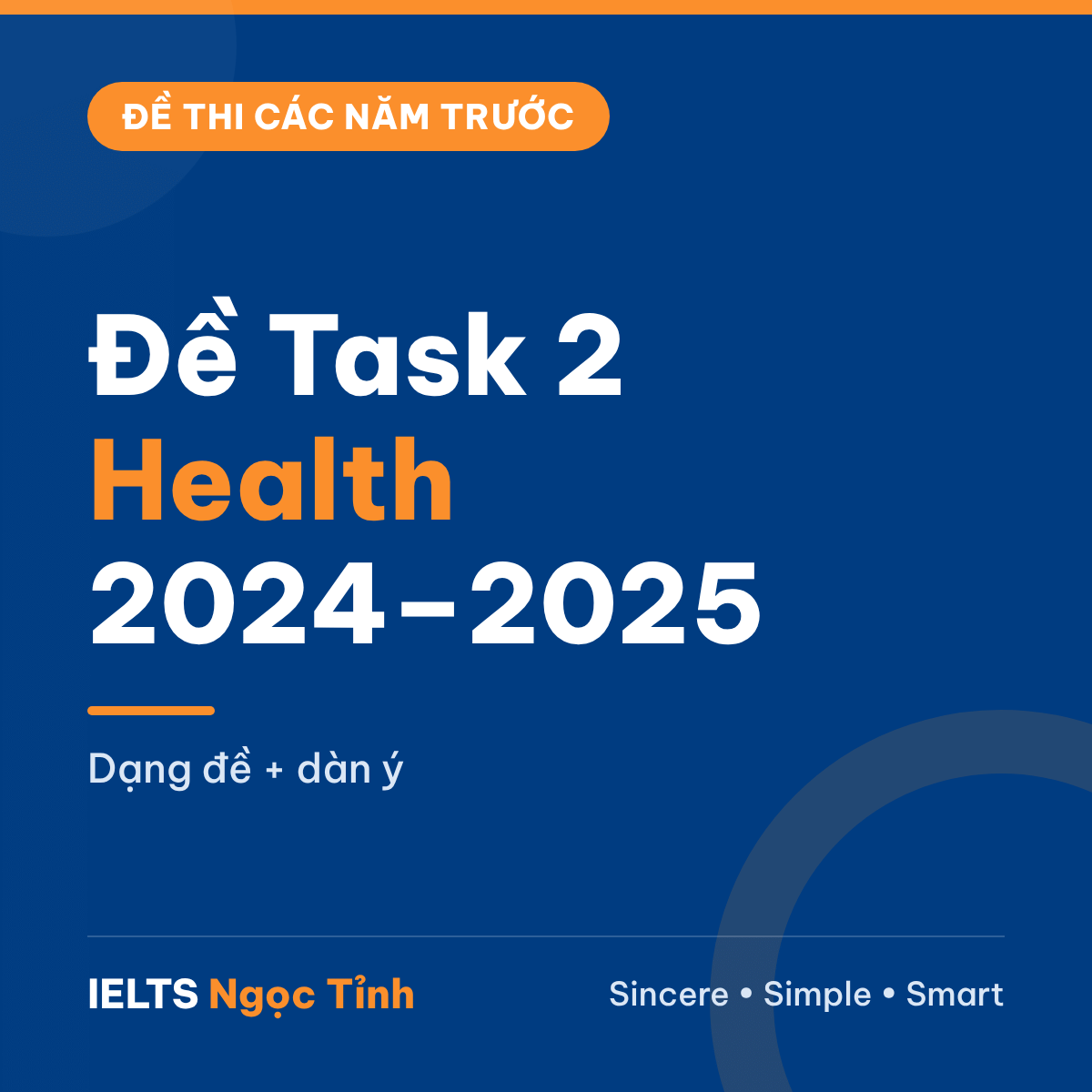 Đề IELTS Writing Task 2 chủ đề Health 2024–2025: các đề thí sinh báo lại kèm dạng đề và dàn ý