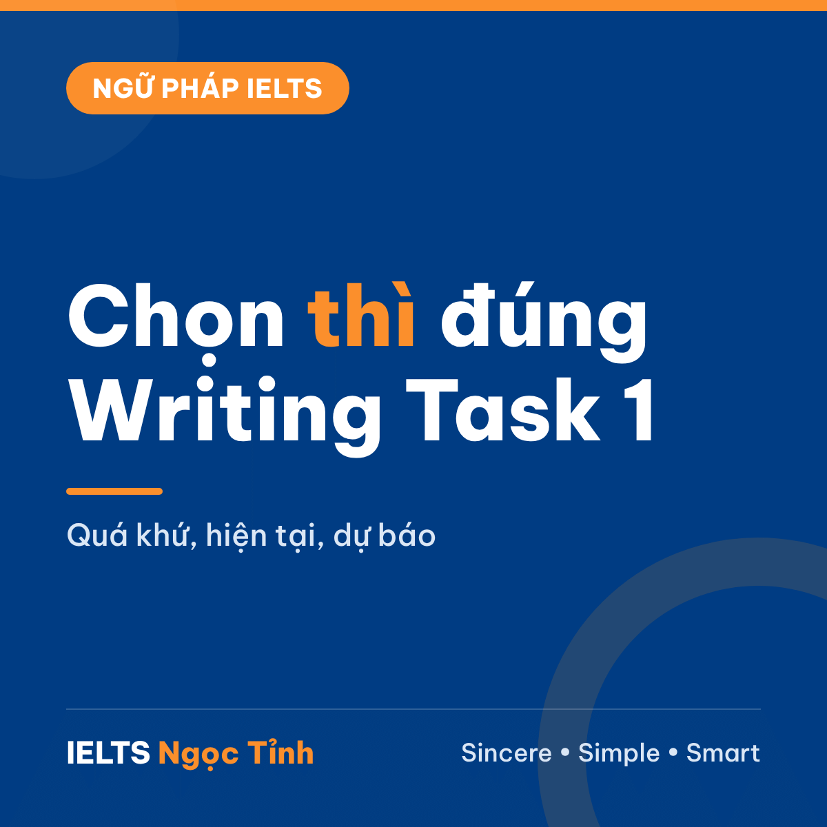 Chọn thì đúng trong IELTS Writing Task 1: quá khứ, hiện tại hoàn thành và tương lai dự báo