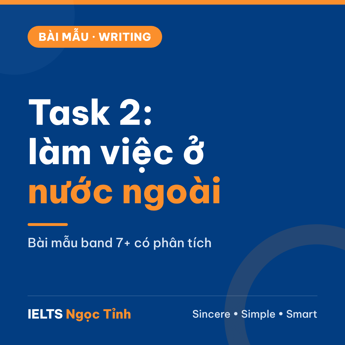 Bài mẫu IELTS Writing Task 2 dạng Two-part: vì sao nhiều người ra nước ngoài làm việc? (có phân tích)